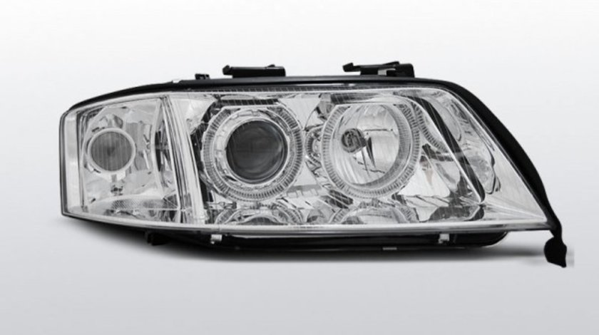 FARURI XENON AUDI A6 ANGEL EYES CROMAT 2001-2004