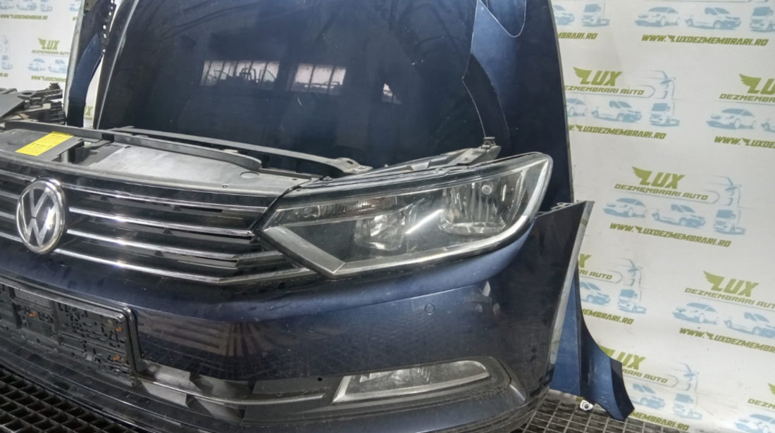 Fata completa, aripa stanga, aripa dreapta, ansamblu radiatoare cu trager și armatura, far stanga, far dreapta, capota motor, bara fata Volkswagen VW Passat B8 [2014 - 2020] 2.0 tdi CRLB