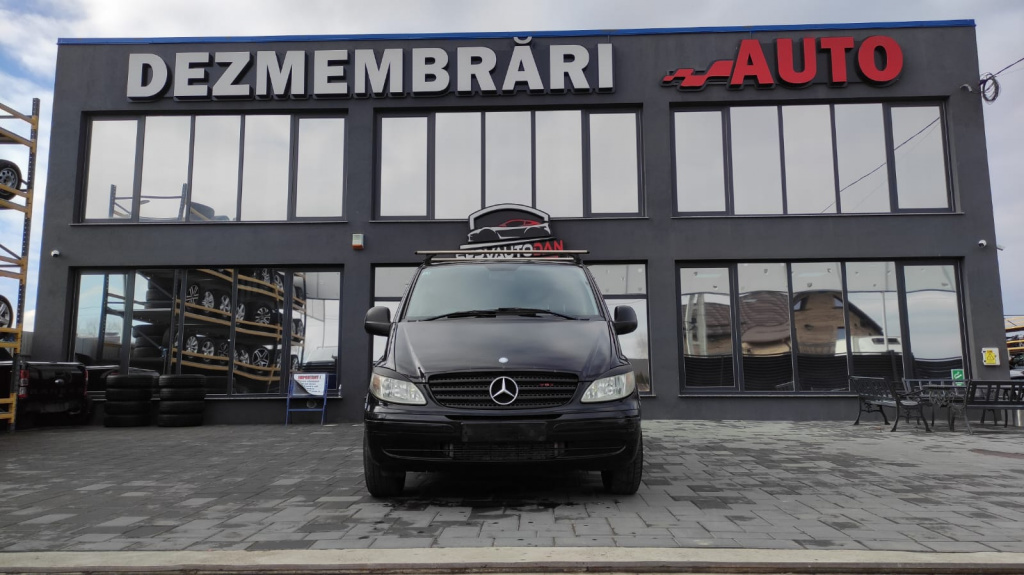 Fata completa Mercedes-Benz Vito (2003-2009) [W639] 3.0 Motorina 2008, BARA FATA COMPLETA, CAPOTA, ARIPA STÂNGA, ARIPA DREAPTA, FARURI, ARMATURA, TRAGER COMPLET CU RADIATOARE, ELECTROVENTILATOARE