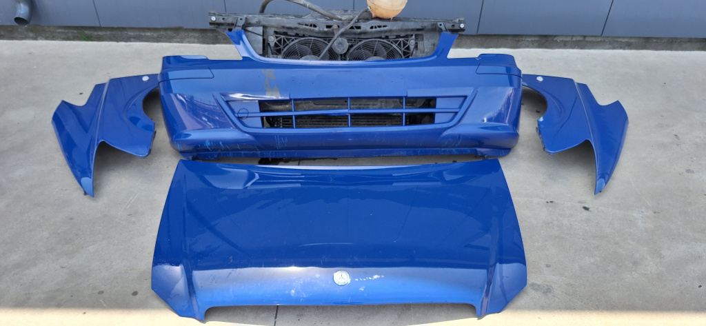 Fata completa Mercedes-Benz Vito (2009->) [w639] 2.2 Motorina 2012, TRAGER COMPLET CU RADIATOARE / RADIATOR APA / RADIATOR AC / INTERCOOLER / ARMATURA / ARIPA STANGA / ARIPA DREAPTA / FARURI / BARA FATA / CAPOTA / GRILA / CARENAJE