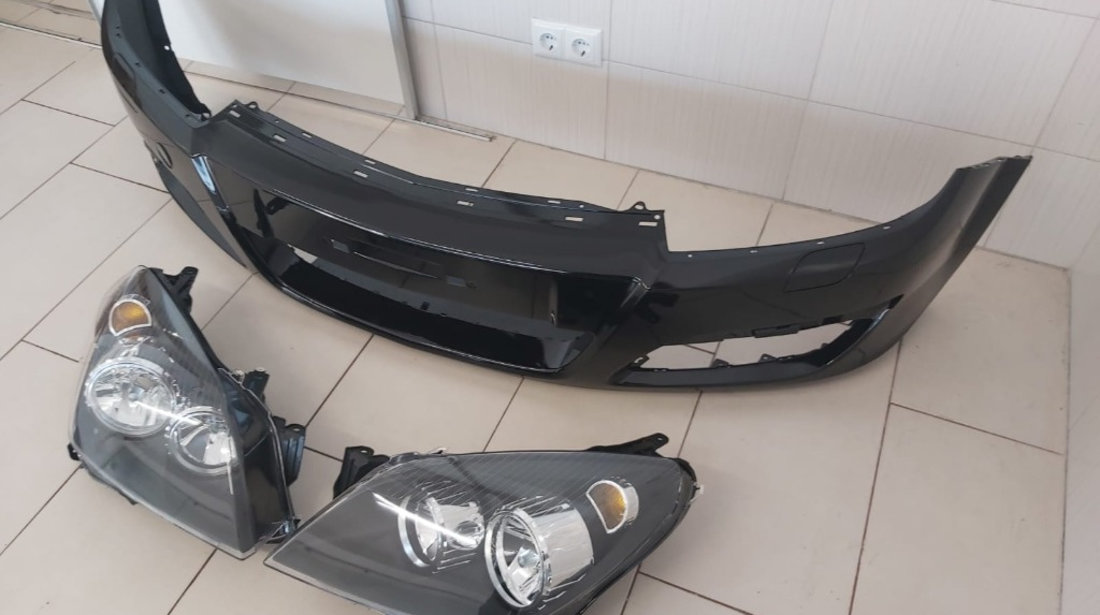 Fata Completa Opel Astra H 2004 2005 2006 2007 Z20R Negru Bara + Faruri