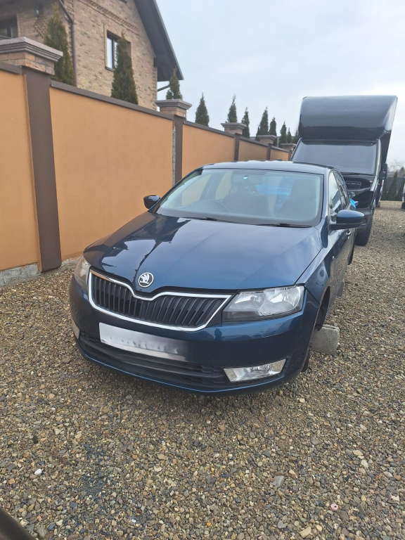 Fata completa Skoda Rapid (2012-2017) 1.6 Motorina 2014, BARA FATA COMPLETA, CAPOTA, ARIPA STÂNGA, ARIPA DREAPTA, FARURI, ARMATURA, TRAGER COMPLET CU RADIATOARE, ELECTROVENTILATOARE