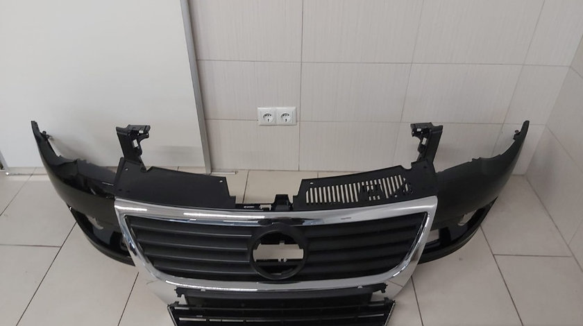 Fata Completa VW Passat B6 2005 2006 2007 2008 2009 2010 2011 L041 Bara + Grila Radiator + Grila Sub Numar