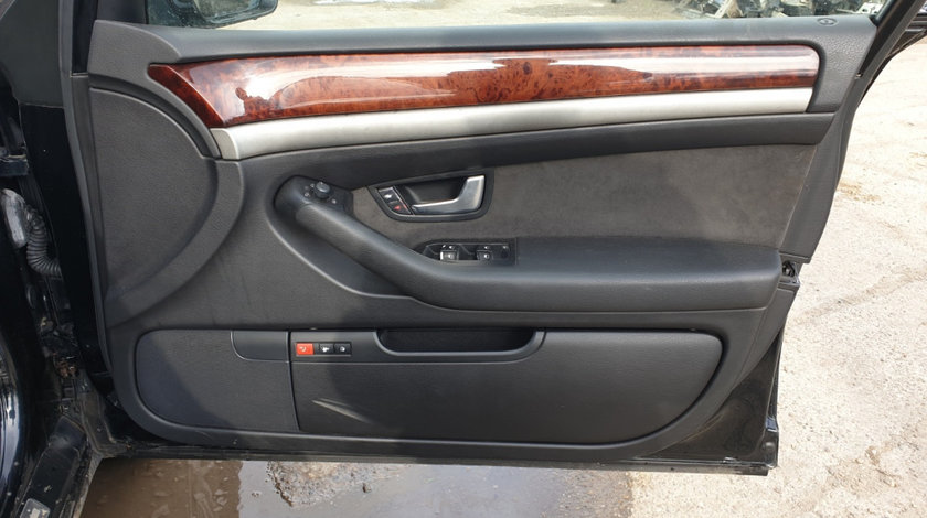 Fata De Usa Portiera Dreapta Fata Interior Piele Neagra Audi A8 D3 2003 - 2010