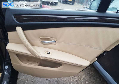 Fata Usa Portiera Interior Spate Dreapta Piele Crem BMW Seria 5 E61 2003 - 2010