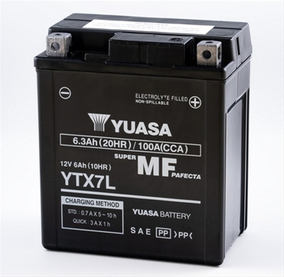 *fd Acumulator Moto 12v 6ah 100a (wc) Yuasa Honda YTX7L