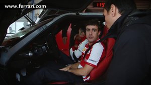 Fernando Alonso testeaza La Ferrari