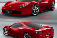 Ferrari 458 Italia: Alegeti culoarea favorita!