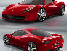 Ferrari 458 Italia: Alegeti culoarea favorita!