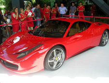 Ferrari 458 Italia: Primele imagini live!