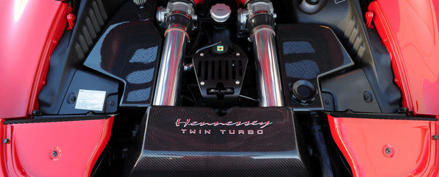 Ferrari 458 Twin-Turbo by Hennessey: 168 CP in plus, 60.000 $ in minus