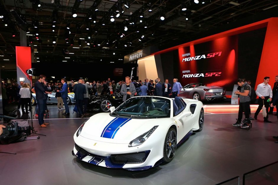 Ferrari 488 Pista Spider la Paris