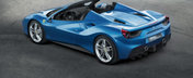 Noul Ferrari 488 Spider debuteaza oficial, ofera 660 CP si un design super-sexy