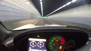 Ferrari 599 GTO in tunel 1