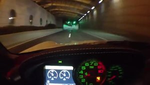 Ferrari 599 GTO in tunel 2