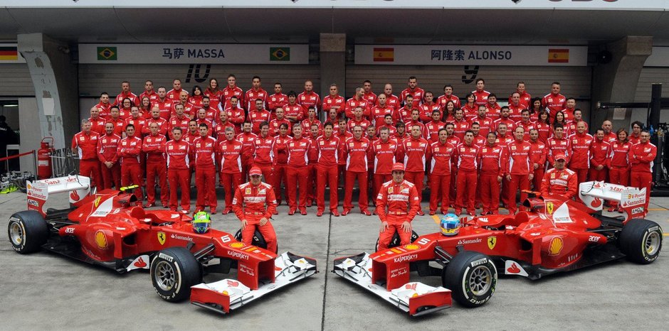 Ferrari, doar pe locul 15 in topul celor mai valoroase echipe Ferrari, doar pe locul 15 in topul celor mai valoroase echipe