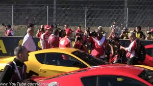 Ferrari F12tdf debuteaza zgomotos la Mugello. Cum suna supercarul italian