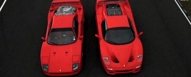 Ferrari F40 vs. F50: cel mai reusit versus vazut vreodata