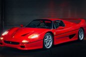 Ferrari F50 cu volan pe dreapta