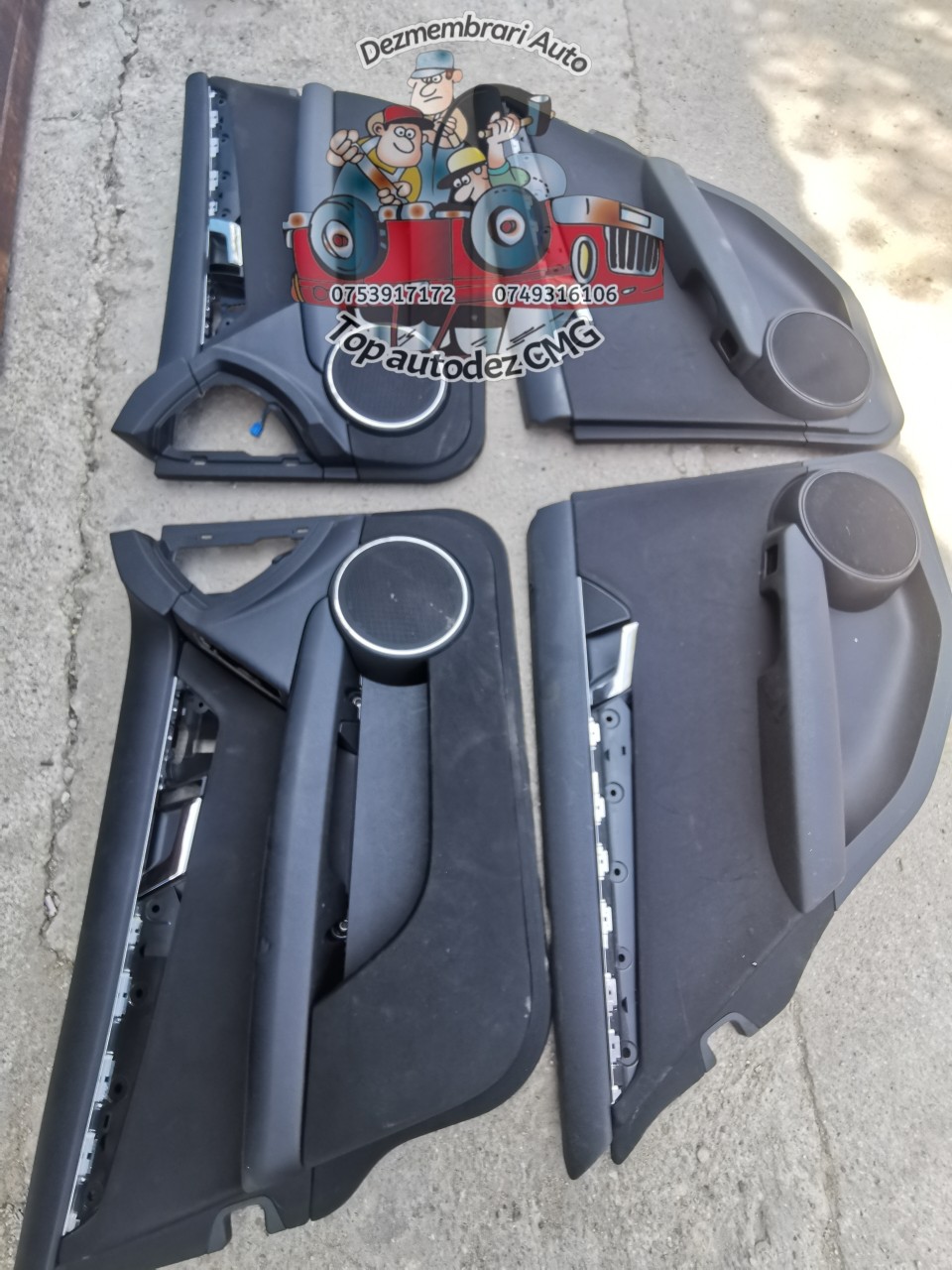Fete usi Mercedes C-class W204 panouri usi fata spate Europa textil