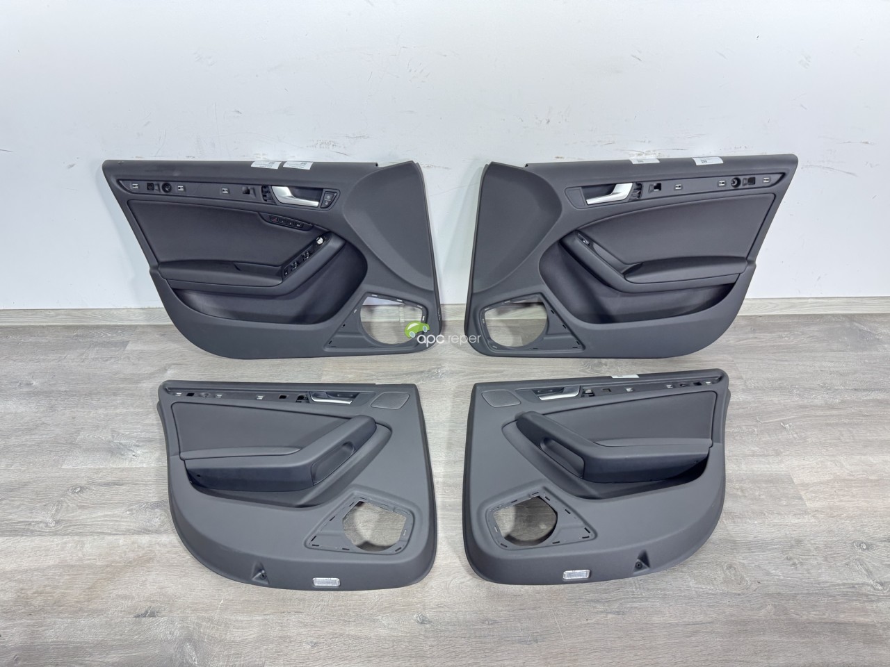 Fete usi / panouri usi negre - piele - Audi A5 8T Sportback (2008 - 2016)