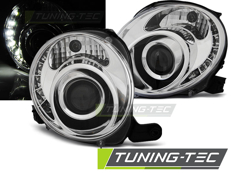 FIAT 500 07-15 Crom look LED