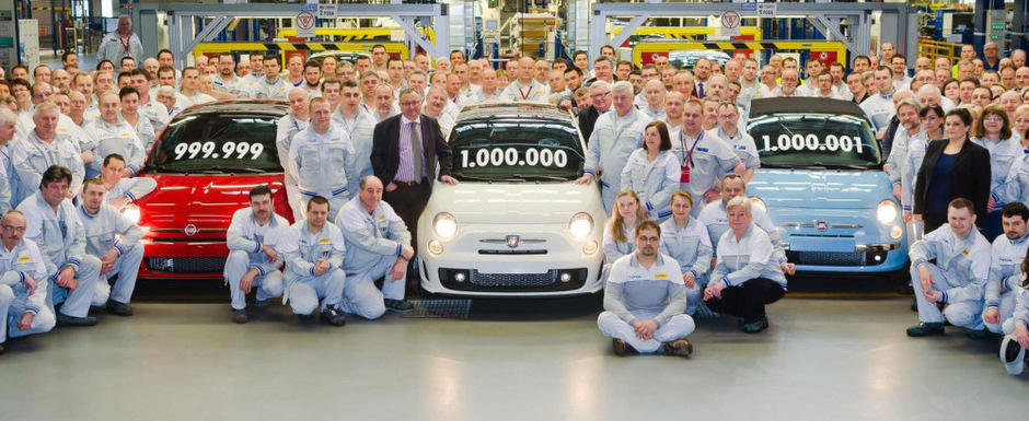 Fiat 500 a depasit pragul de 1 milion de unitati la fabrica din Polonia