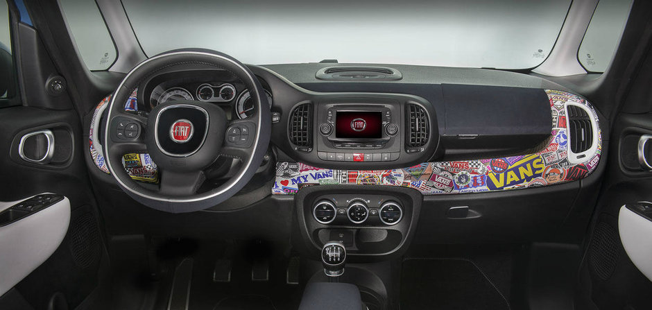 Fiat 500L Vans Concept, o masina pentru surferi