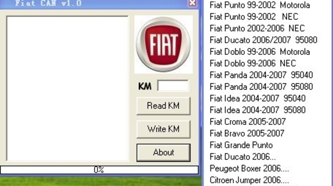 Fiat KM tool - corectie KM prin OBD II