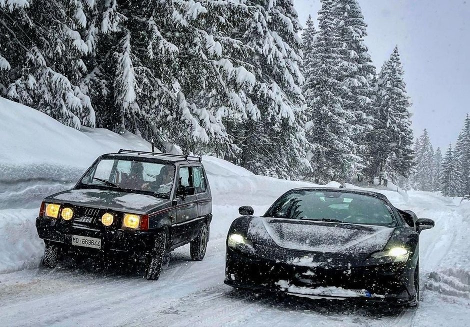 Fiat Panda 4x4 vs Ferrari SF90 Stradale