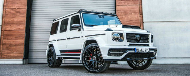 Fibra de carbon si sase terminatii pentru evacuare. Asa arata cel mai nou pachet de tuning pentru G63 AMG