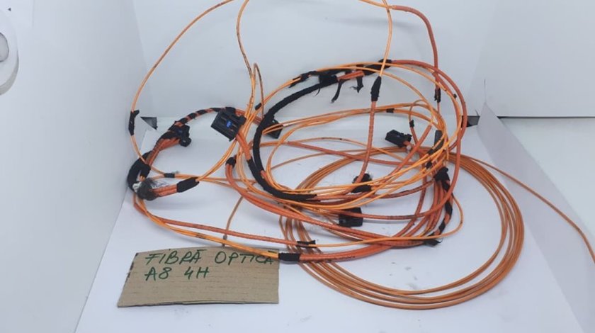 Fibra optica navigatie si camera marsarier cu mufe Audi A8 4H D4 2010-2016