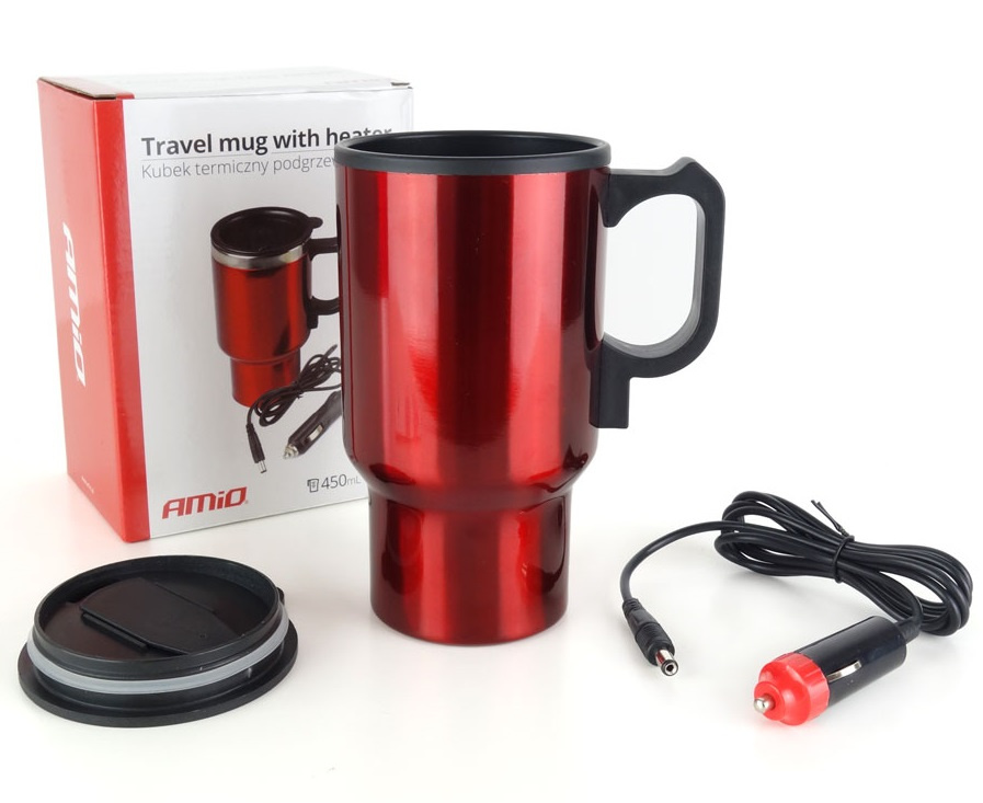 Fierbator Auto Incalzit Cana Termica Amio 12V 450ML 02177
