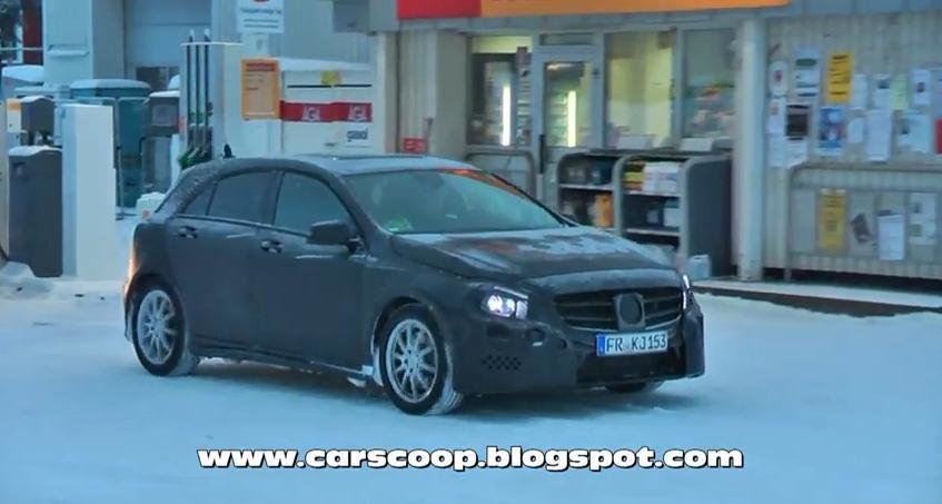Film-spion cu noul Mercedes-Benz A-Class 2012 Film-spion cu noul Mercedes-Benz A-Class 2012