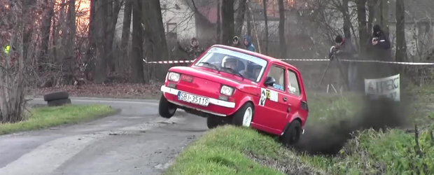 Filmul care ne dovedeste ca un Fiat Polski poate fi masina ideala de raliuri