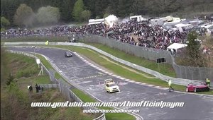 Filmul saptamanii: Peste 15 minute de incidente si accidente la Nurburgring