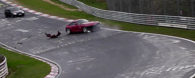 Filmul saptamanii: Peste 15 minute de incidente si accidente la Nurburgring