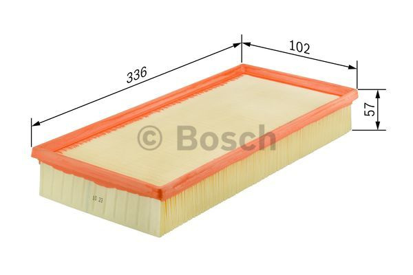 Filtru aer (1457433325 BOSCH) Citroen