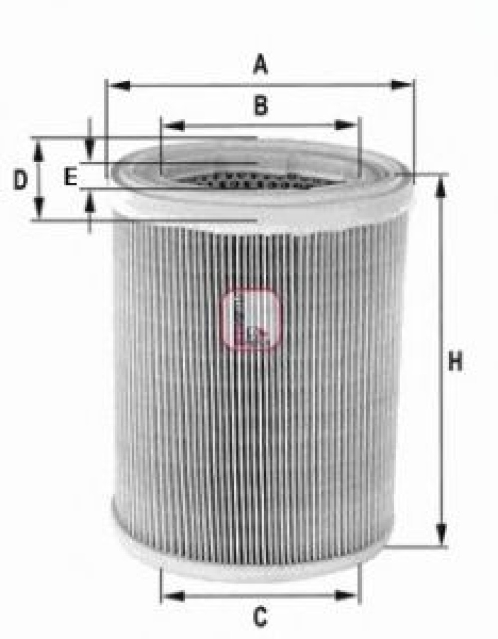 Filtru aer ALFA ROMEO 159 (939) (2005 - 2011) SOFIMA S 7606 A piesa NOUA