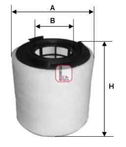 Filtru aer AUDI A1 (8X1, 8XK, 8XF) (2010 - 2016) SOFIMA S 7621 A piesa NOUA