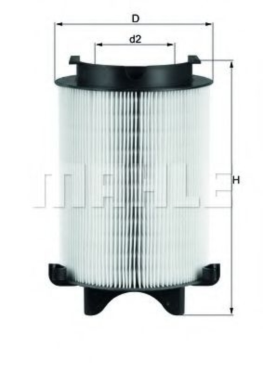 Filtru aer AUDI A3 (8P1) (2003 - 2012) MAHLE ORIGINAL LX 1566 piesa NOUA
