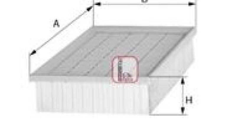 Filtru aer AUDI A4 (8EC, B7) (2004 - 2008) SOFIMA S 5302 A piesa NOUA