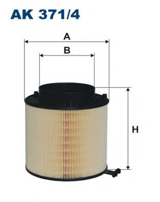 Filtru aer AUDI A4 (8K2, B8) (2007 - 2015) FILTRON AK371/4 piesa NOUA