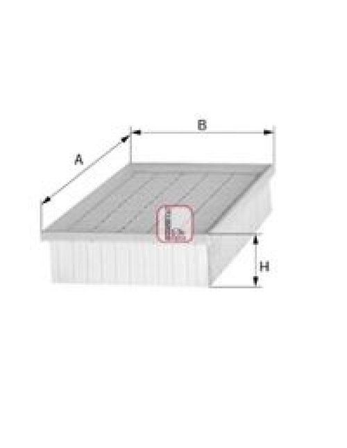 Filtru aer AUDI A4 Avant (8D5, B5) (1994 - 2001) SOFIMA S 3109 A piesa NOUA