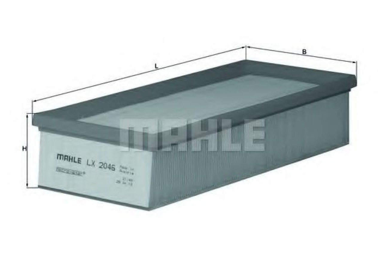 Filtru aer AUDI A5 Cabriolet (8F7) (2009 - 2016) MAHLE ORIGINAL LX 2046 piesa NOUA