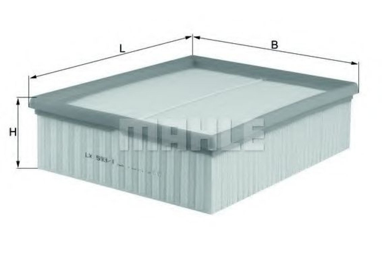 Filtru aer AUDI A6 (4B2, C5) (1997 - 2005) KNECHT LX 593/1 piesa NOUA
