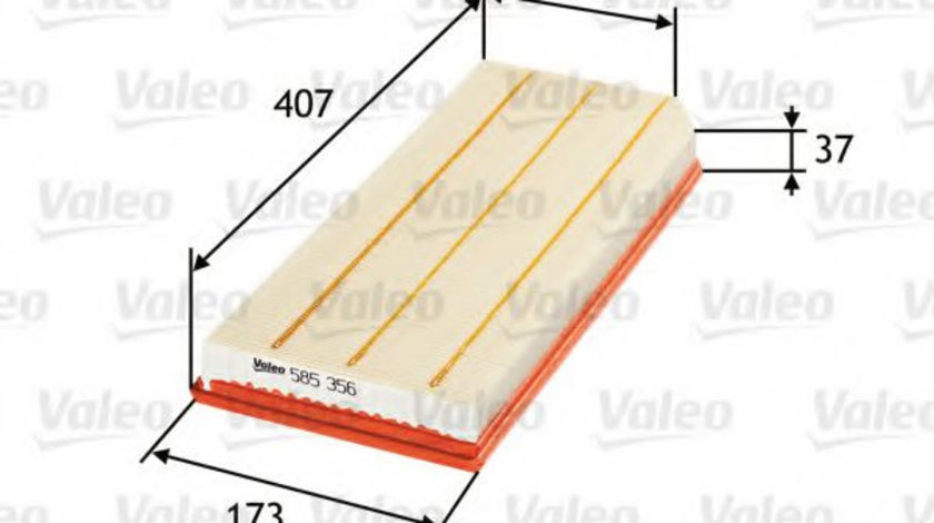 Filtru aer AUDI TT Roadster (8J9) (2007 - 2014) VALEO 585356 piesa NOUA