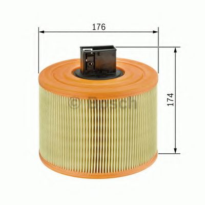 Filtru aer BMW Seria 1 Cupe (E82) (2007 - 2013) BOSCH F 026 400 029 piesa NOUA