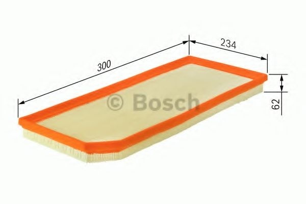 Filtru aer BMW Seria 3 (E90) (2005 - 2011) BOSCH F 026 400 119 piesa NOUA