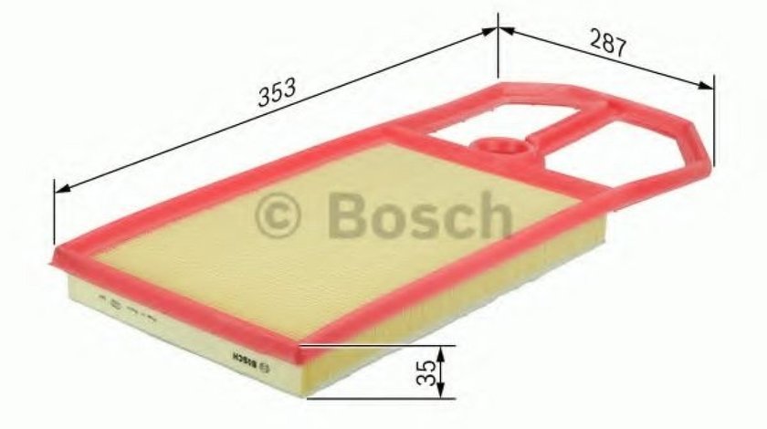 Filtru aer BMW Seria 3 (E90) (2005 - 2011) BOSCH F 026 400 148 piesa NOUA